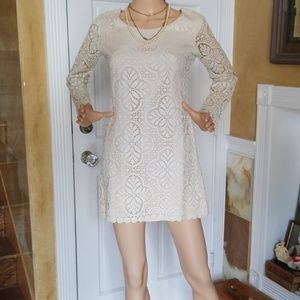 Cute Little Vintage Lace 60s 70s Dress
